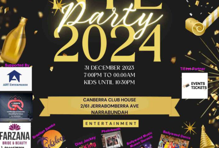 [POSTPONED] New Year Eve Party Canberra- 2024