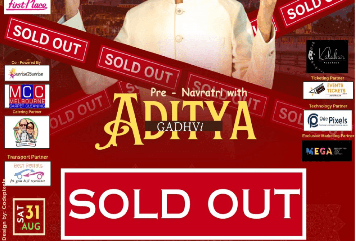 Pre Navratri with Kaviraj – Aditya Gadhvi- Melbourne