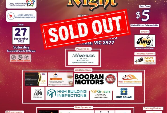 Casey Garba Night- Melbourne 2025