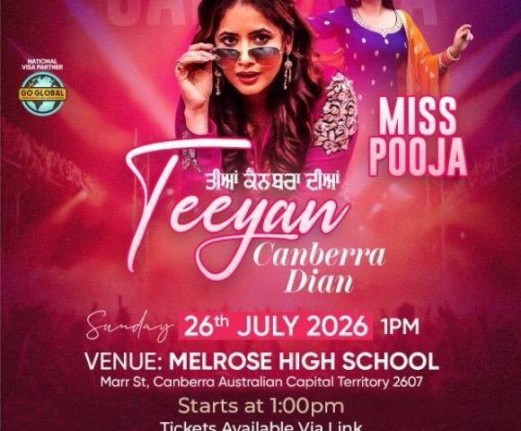 Teeyan Canberra Dian 2026 (Featuring Miss Pooja)