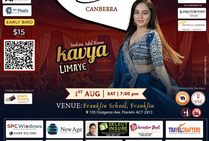 Kavya Limaye Live Navratri 2026 – Canberra